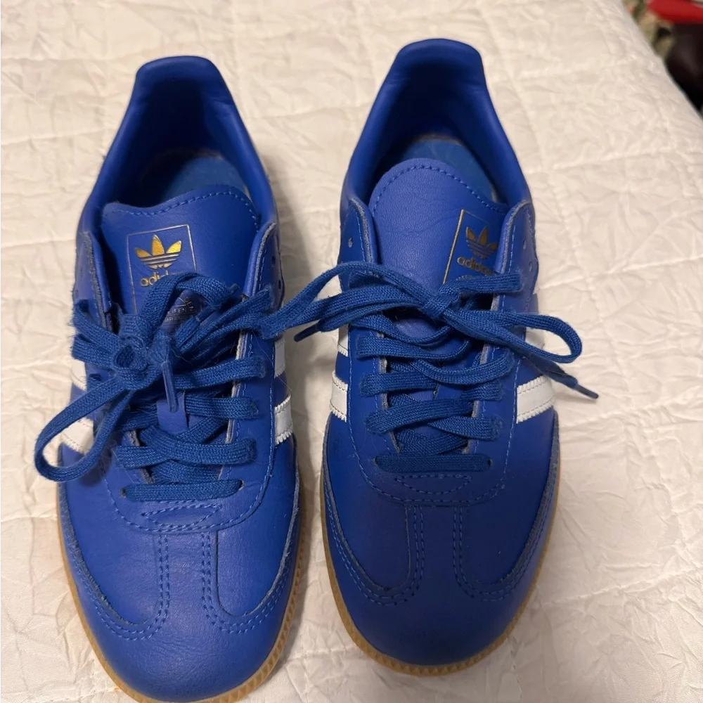 Adidas Royal Blue Sambas - Picture 1 of 6